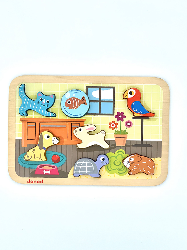 Chunky Puzzle Animaux 7 pièces