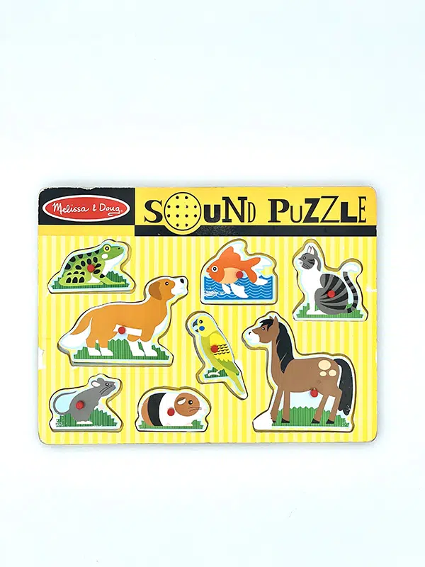 Puzzle sonore animaux