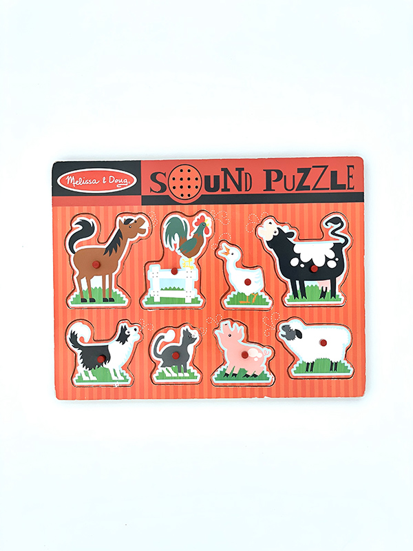 Puzzle sonore Animaux de ferme