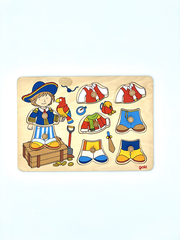 Puzzle à boutons Petit Pirate à habiller