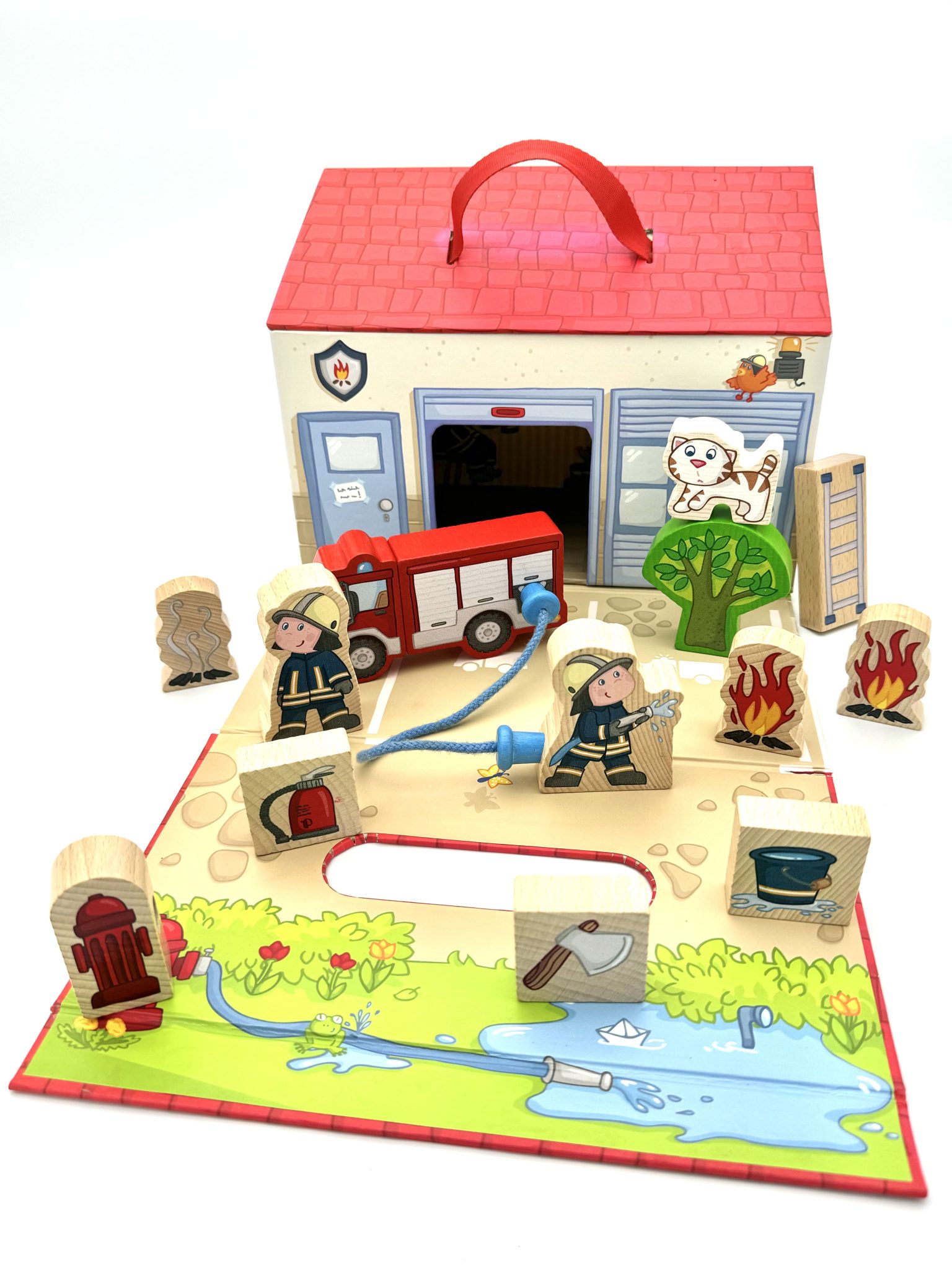 Coffret – Chez les pompiers