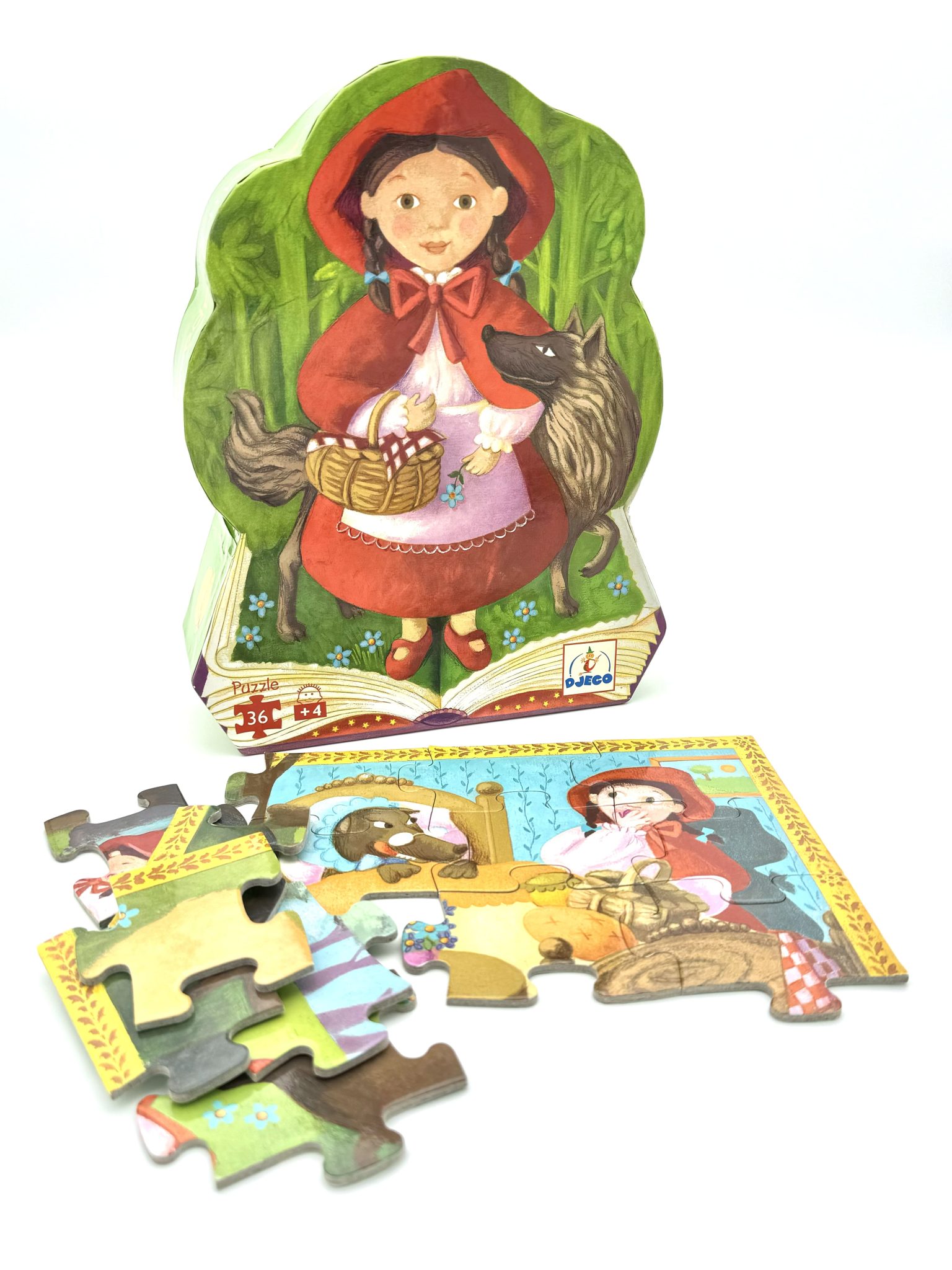 Puzzle silhouette – Le Chaperon Rouge