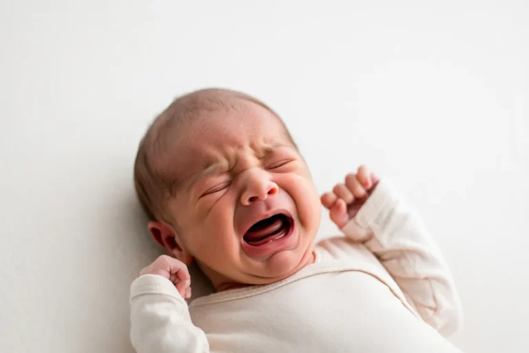 bébé se réveille en hurlant inconsolable
