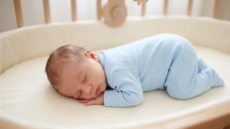 bébé dort sur le ventre 1 mois