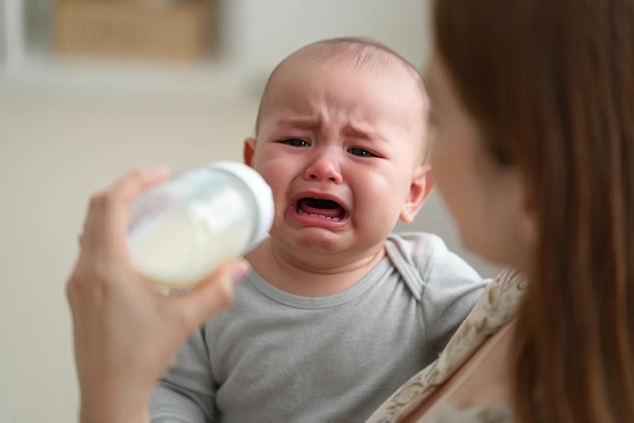 bébé ne boit pas sa quantité de lait