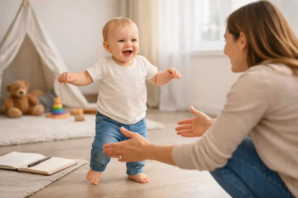 a quel age marche un bébé