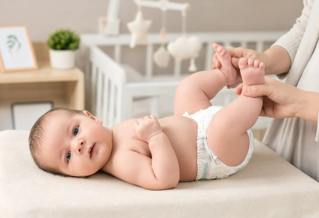 bébé diarrhée sans fièvre ni vomissement