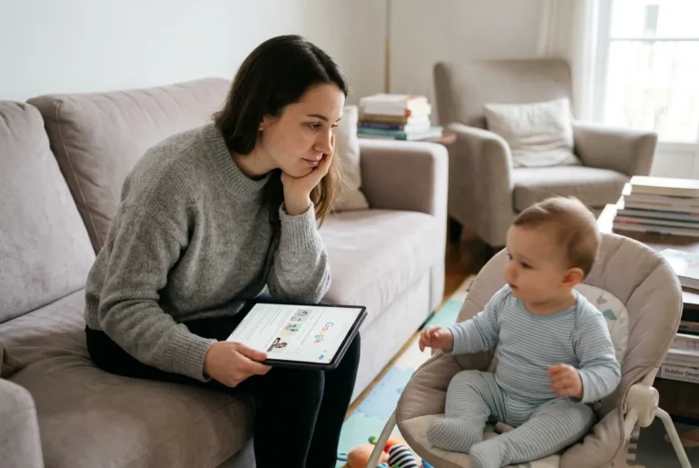 mon bébé secoue sa tête de gauche à droite autisme