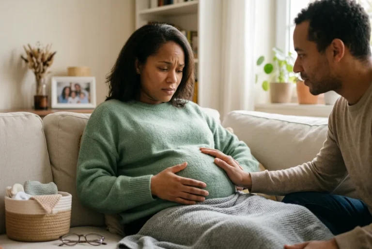 bébé bouge moins