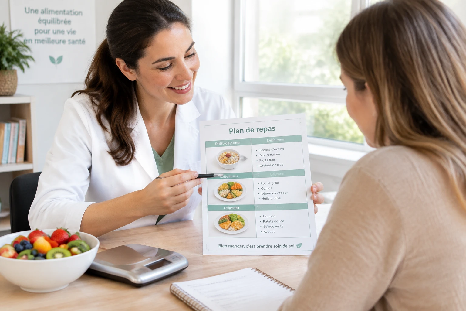 Plan alimentaire nutritionniste : prix, contenu et remboursement