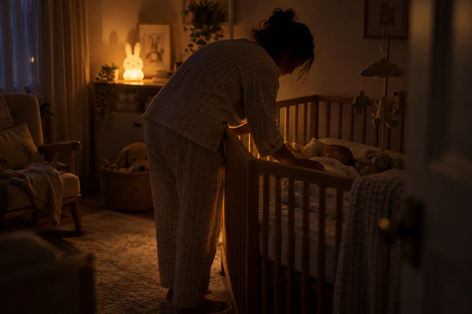 Bébé se réveille en hurlant inconsolable : que faire la nuit
